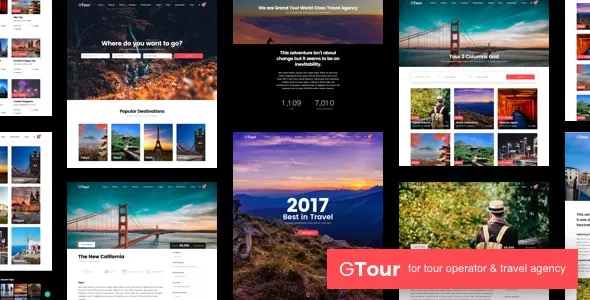 Grand Tour v5.3.7 - Travel Agency WordPress