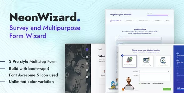 NeonWizard v1.0.4 - Questionnaire Multistep Form Wizard