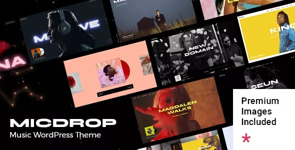 Micdrop ​​v1.1 - Music WordPress Theme