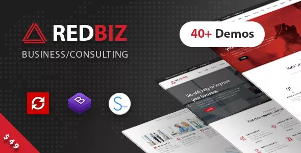 RedBiz v1.2.6 - Finance & Consulting Multi-Purpose Theme