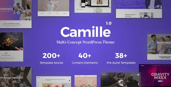 Camille v1.2.0 - Multi-Concept WordPress Theme