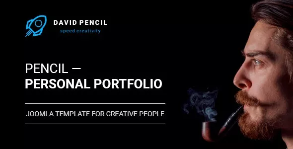 Pencil v1.0.1 - Personal Portfolio and One Page Resume, Responsive Joomla Template