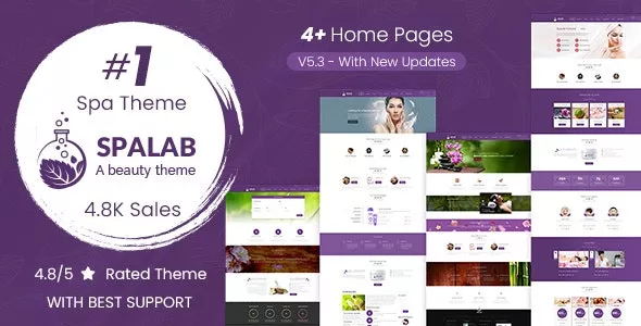 Spa Lab v5.5 - Beauty WordPress Theme