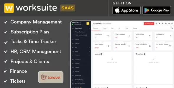 Worksuite SaaS v4.0.3 - Project Management System