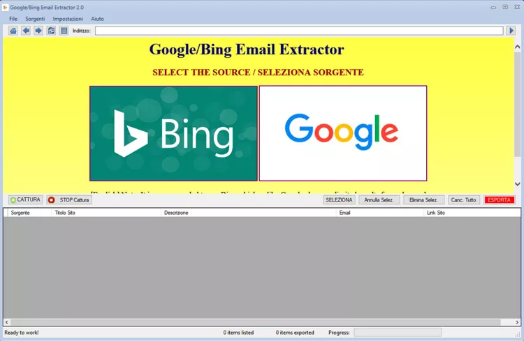 Google / Bing Email Extractor 4.2.0