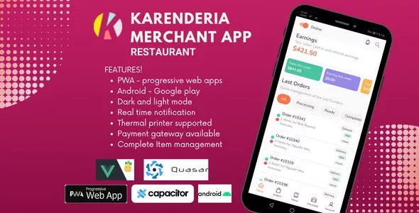 Karenderia Merchant App Restaurant v1.0.2