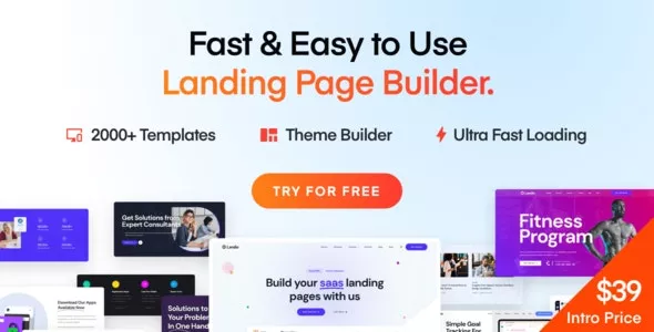 Landio v1.2.3 - Multi-Purpose Landing Page WordPress Theme