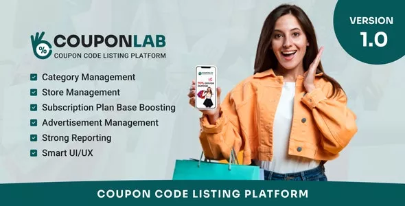 CouponLab - Coupon Code Listing Platform