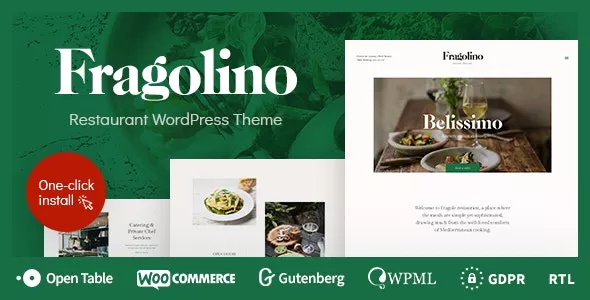 Fragolino v1.0.8 - An Exquisite Cafe & Restaurant WordPress Theme
