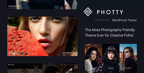 Photography Photty - Free WordPress Theme