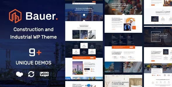 Bauer v1.18 - Construction and Industrial WordPress Theme