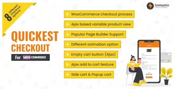 Instantio v2.4.5 – WooCommerce All in One Cart and Checkout