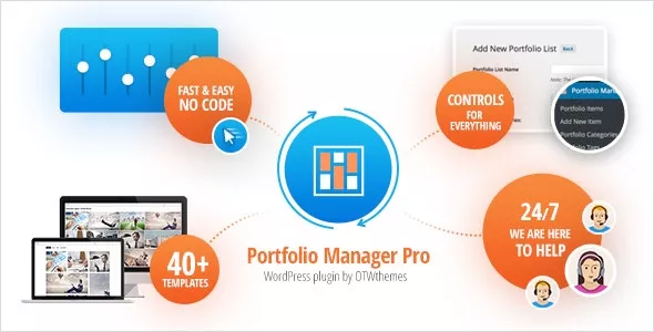 Portfolio Manager Pro v3.5 – WordPress Responsive Portfolio & Gallery