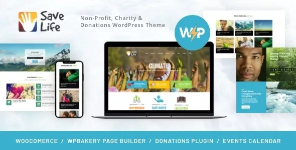 Save Life v1.2.6 - Non-Profit, Charity & Donations WordPress Theme