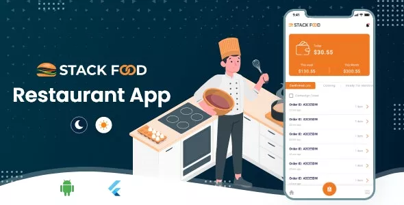 StackFood Multi Restaurant - Food Ordering Restaurant App v3.4