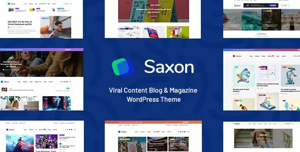 Saxon v1.8.2 - Viral Content Blog & Magazine Marketing WordPress Theme