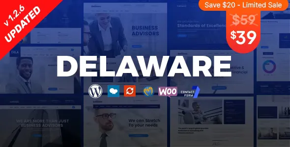 Delaware v1.2.2 – Consulting and Finance WordPress Theme