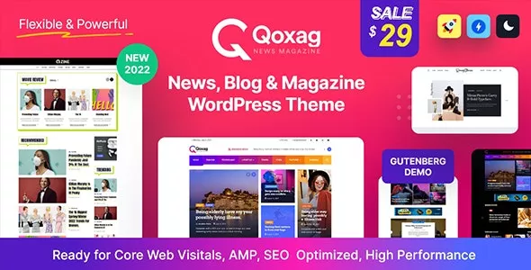 Qoxag v2.0.2 - WordPress News Magazine Theme