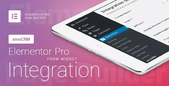 Elementor Pro Form Widget - amoCRM - Integration v2.4.6