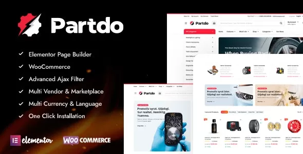 Partdo v1.0.5 - Auto Parts and Tools Shop WooCommerce Theme