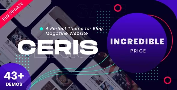 Ceris v3.7 - Magazine & Blog WordPress Theme