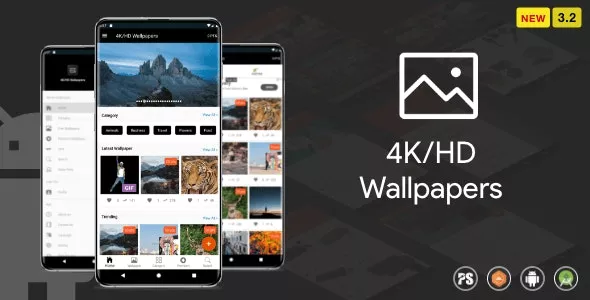 4K / HD Wallpaper Android App v3.2 - Android Wallpaper App
