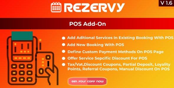 Rezervy - Point of Sale System for Bookings & Multi Payment Management (POS AddOn) v1.6