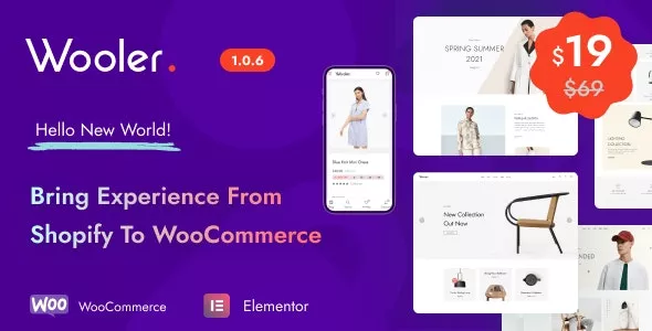 Wooler v1.0.6 – Conversion Optimized WooCommerce Theme