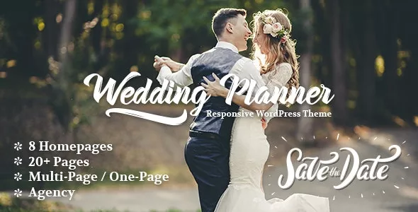 Wedding Planner v5.7 - Responsive WordPress Theme