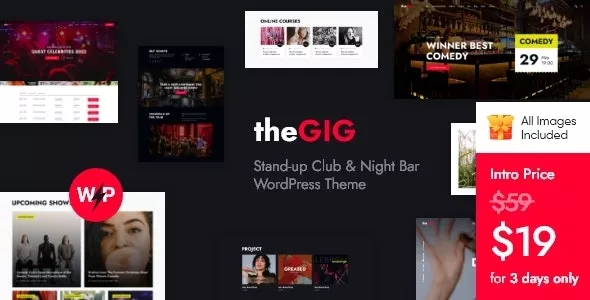The Gig v1.0 - Stand-up Club & Night Bar WordPress Theme