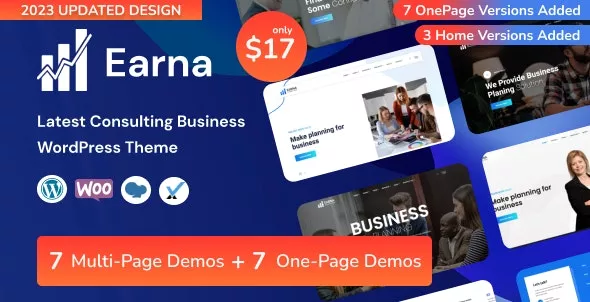 Earna v1.0 – Consulting Business WordPress Theme