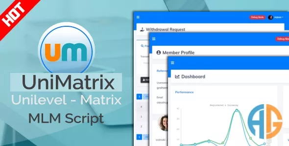UniMatrix Membership v1.9.0 - MLM Script