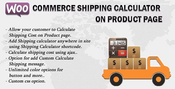 Woocommerce Shipping Calculator On Product Page v3.0