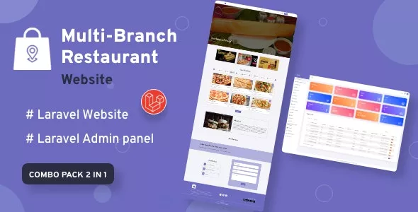 Multi-Branch Restaurant v2.0 - Laravel Website with Admin Panel