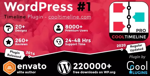 Cool Timeline Pro v4.2 - WordPress Timeline Plugin