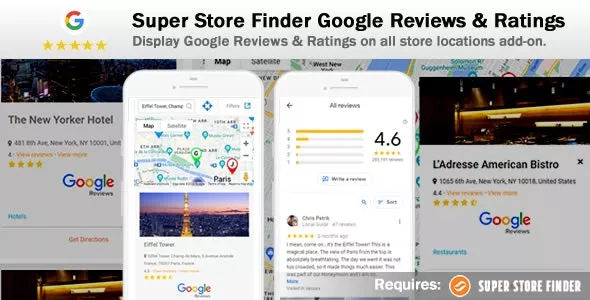 Super Store Finder Google Reviews & Ratings Add-on v1.2