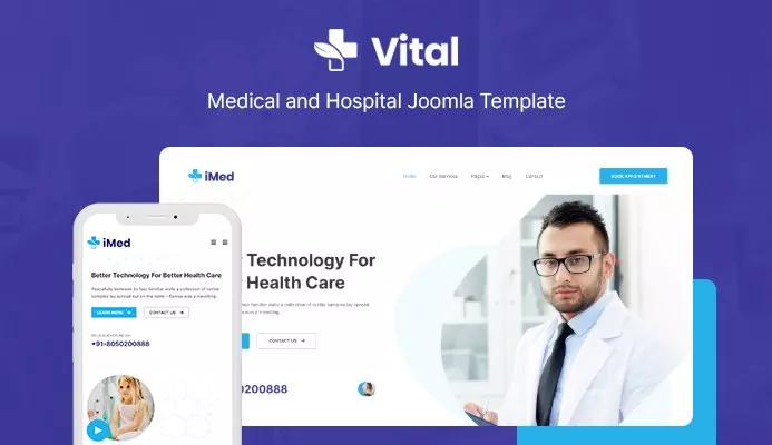 JA Vital v2.0.1 - Joomla Medical Template for Hospital and Healthcare