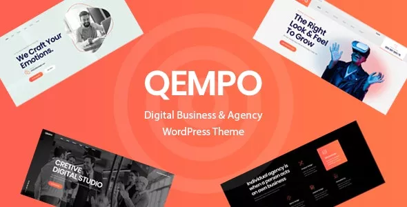Qempo v1.2.3 - Digital Agency Services WordPress Theme