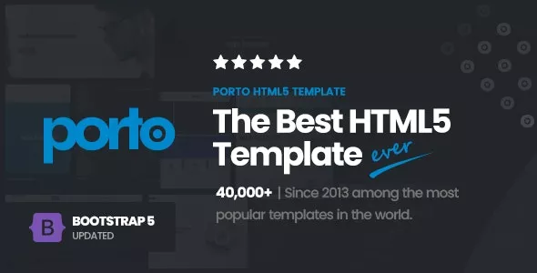 Porto HTML v9.4.0 – Responsive HTML5 Template