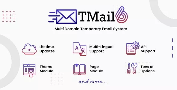 TMail v6.9 - Multi Domain Temporary Email System