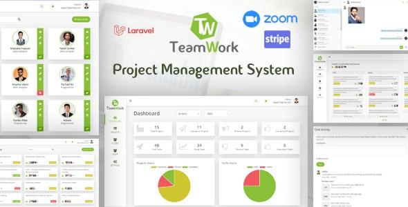 TeamWork Laravel v1.1.1 - Project Management System