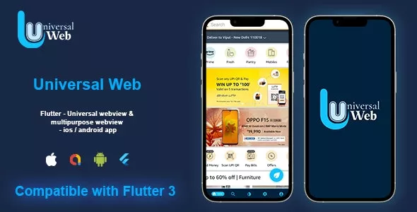 Flutter UniversalWeb Multi-Purpose Android / iOS Application v1.1