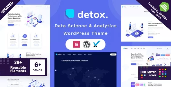 Detox v1.7 - Data Science & Analytics WordPress Theme