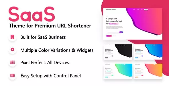 SaaS Theme for Premium URL Shortener v4.1