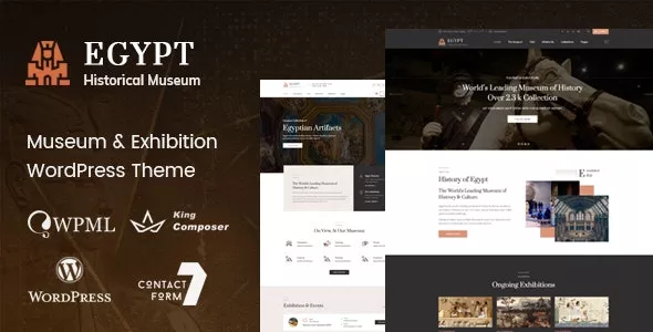 Egypt v1.7 - Museum & Exhibition WordPress Theme