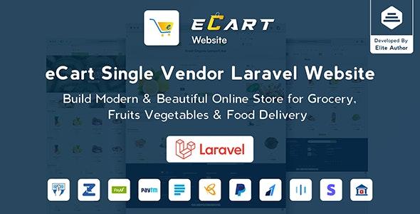 eCart Web v5.0.0 - eCommerce Store Website with Laravel
