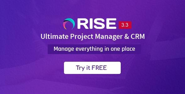 RISE v3.3 - Ultimate Project Manager & CRM