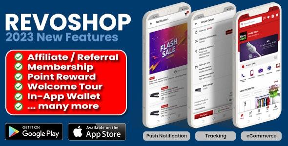 RevoSHOP v6.5.5 - eCommerce / Woocommerce Flutter Android iOS App - Fashion Electronic Gadget Grocery Other