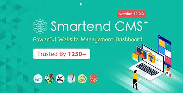 SmartEnd CMS v8.6.1 - Laravel Admin Dashboard with Frontend and Restful API