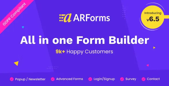ARForms v6.0 - Wordpress Form Builder Plugin